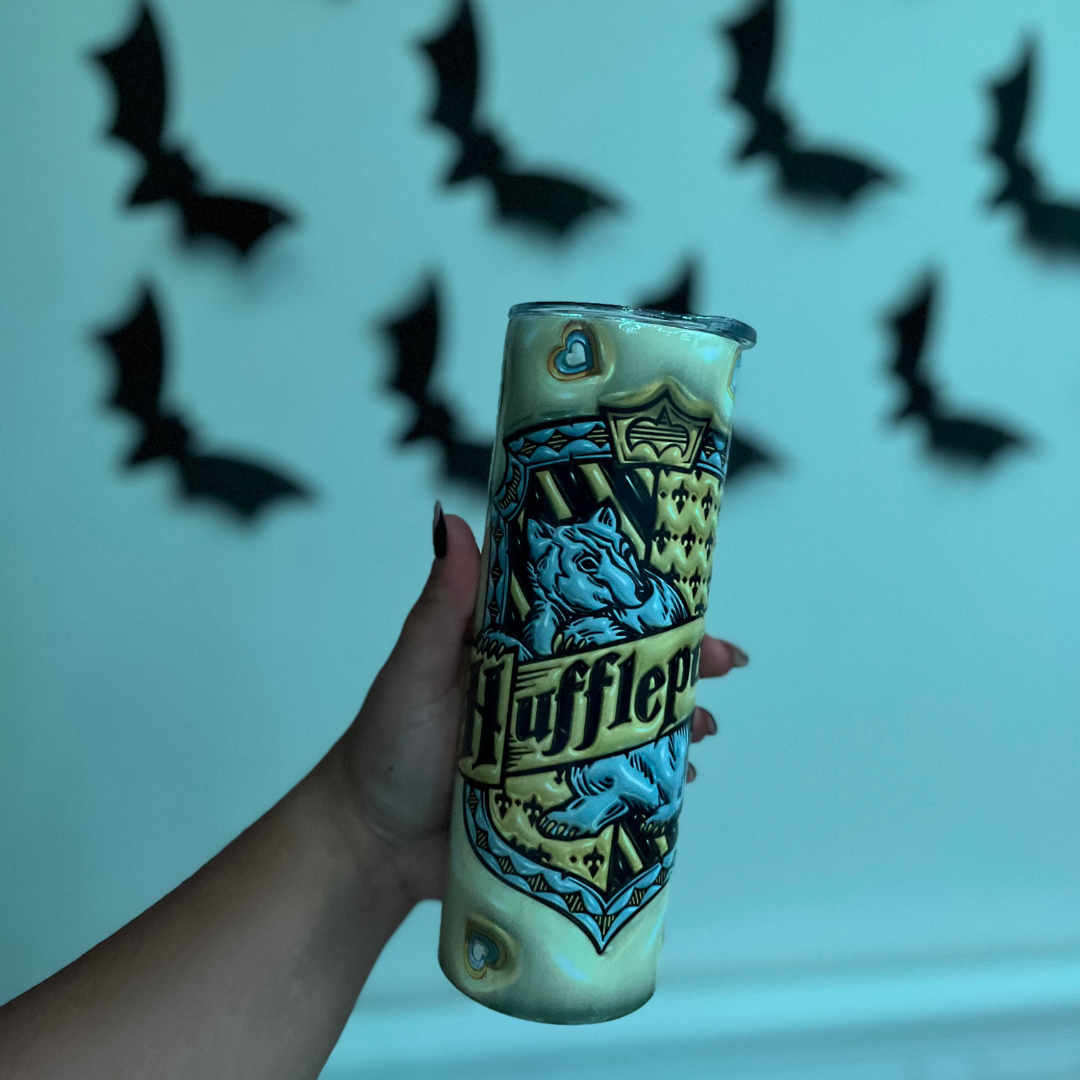 *PREORDER* HP HOUSES - YELLOW TUMBLER 20oz
