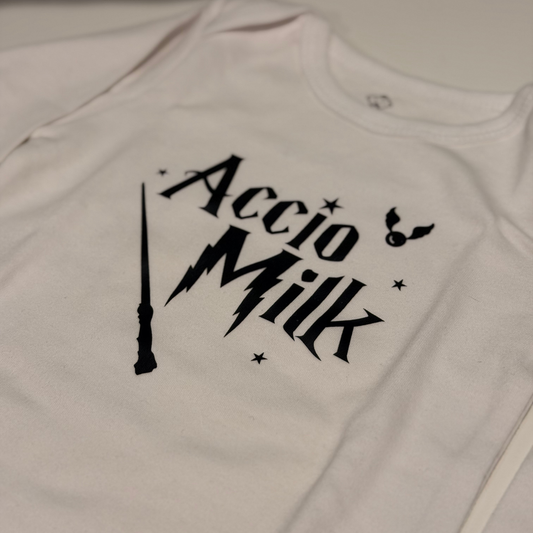 *AHB FRIPERIE* ACCIO MILK (BABY) ONESIE