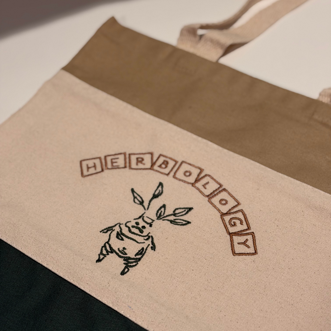 *AHB FRIPERIE* HERBOLOGY TOTE BAG