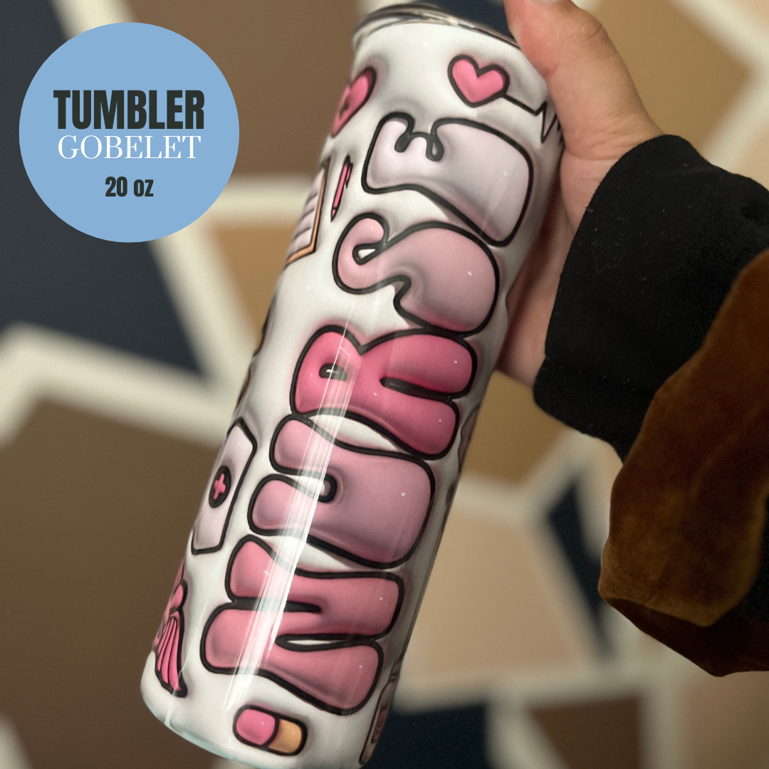 NURSE TUMBLER 20oz