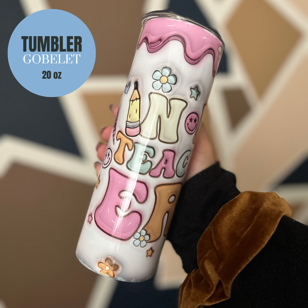 IN MY TEACHER ERA TUMBLER 20oz