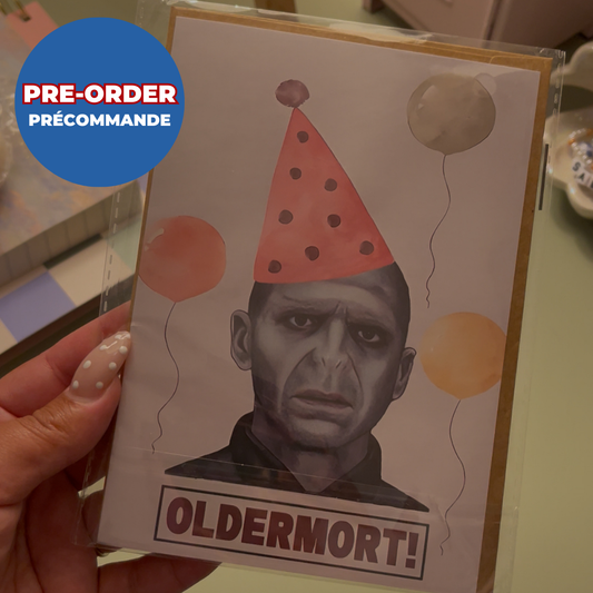 *PRE ORDER* OLDERMORT BIRTHDAY CARD