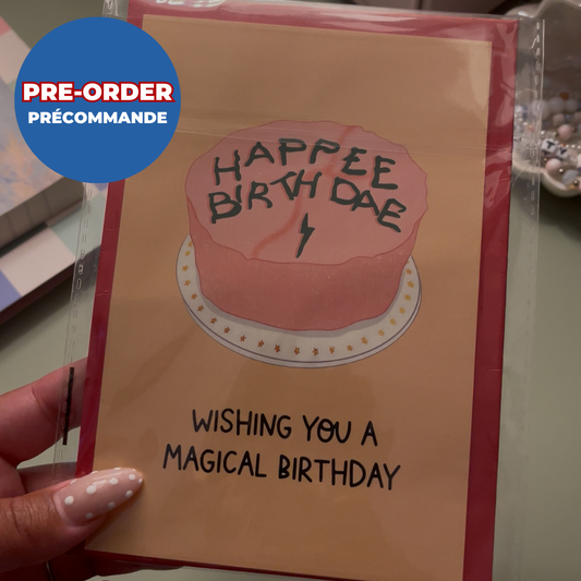 *PRE ORDER* HAPPEE BIRTHDAE BIRTHDAY CARD