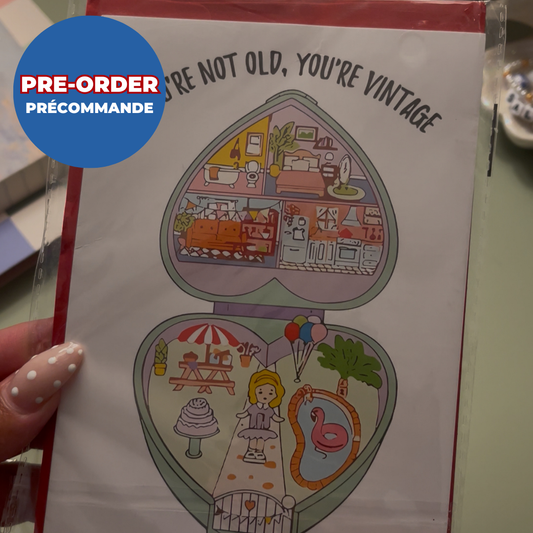 *PRE ORDER* YOU'RE NOT OLD BIRTHDAY CARD