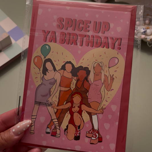 *PRE ORDER* SPICE UP BIRTHDAY CARD