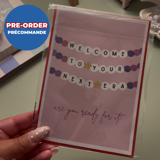 *PRE ORDER* WELCOME TO YOUR NEXT ERA BIRTHDAY CARD