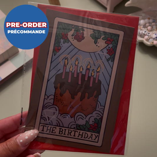 *PRE ORDER* THE BIRTHDAY TAROT VIBE BIRTHDAY CARD