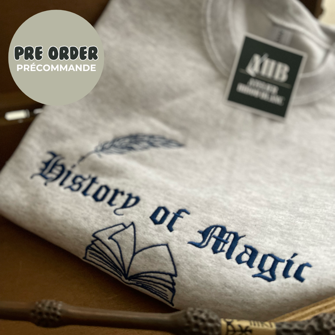 *PRE ORDER* HISTORY OF MAGIC EMBROIDERED CREWNECK