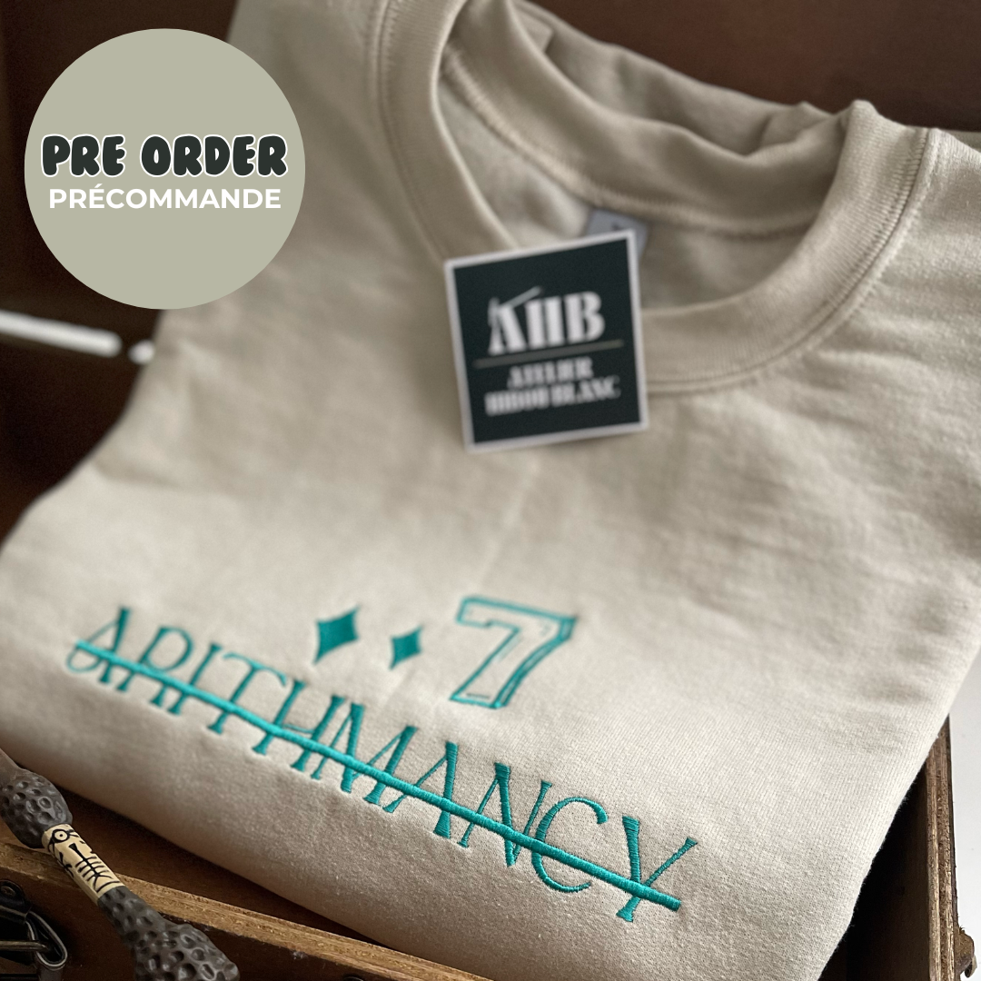 *PRE ORDER* ARITHMANCY EMBROIDERED CREWNECK