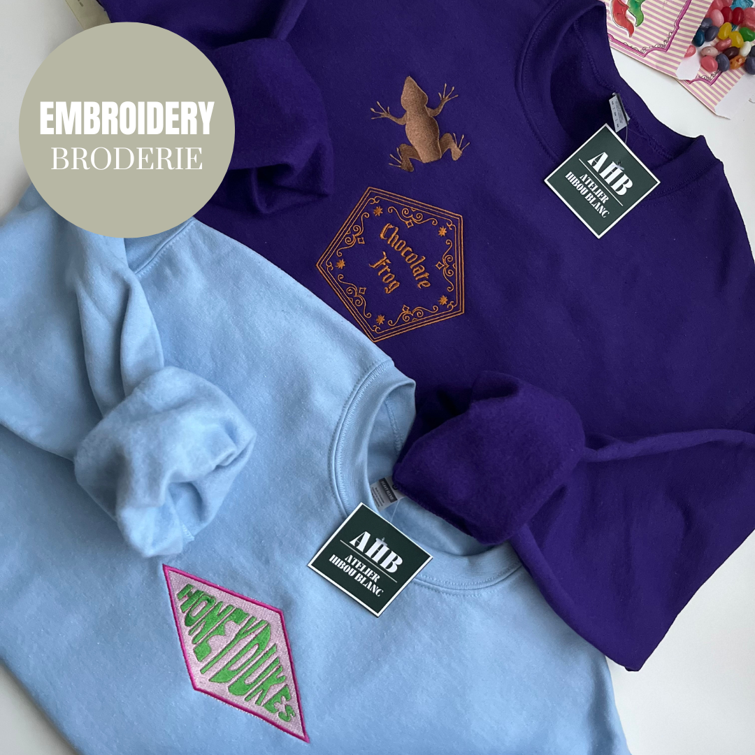 *PRE ORDER* CHOCO FROG & HONEYDUKES CREWNECKS