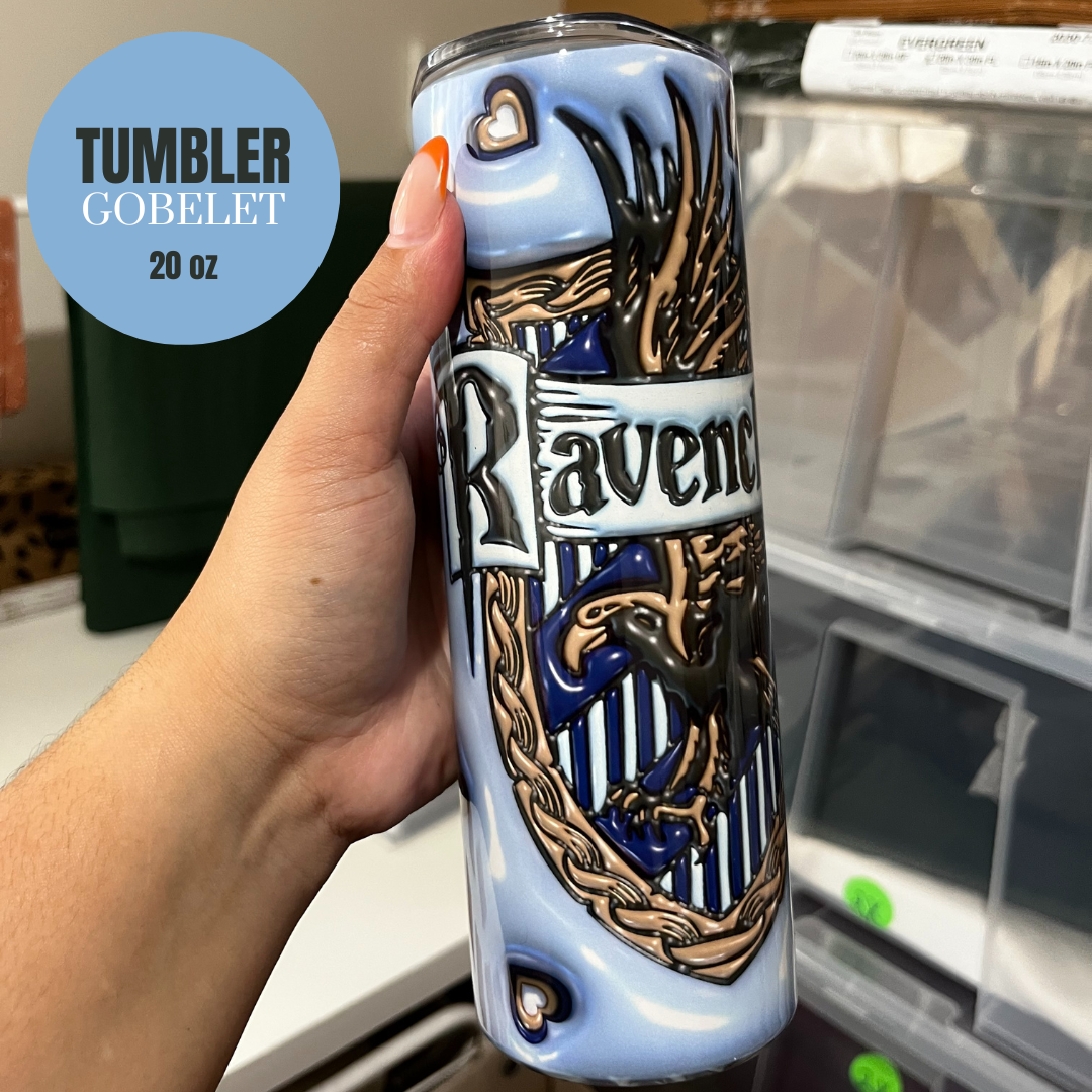 *PREORDER* HP HOUSES - BLUE TUMBLER 20oz