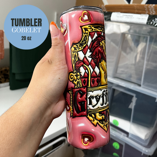 *PREORDER* HP HOUSES - RED TUMBLER 20oz