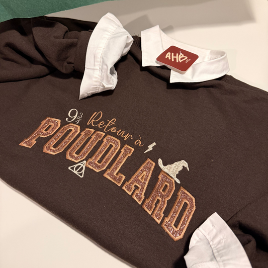 *PRÉCOMMANDE* HP RETOUR À LA MAISON (GLITTER) CREWNECK