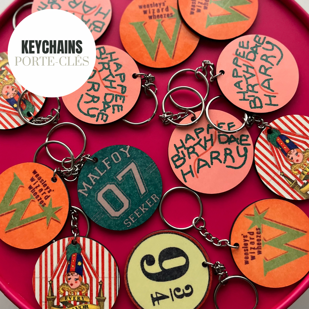 HP VINTAGE KEYCHAINS