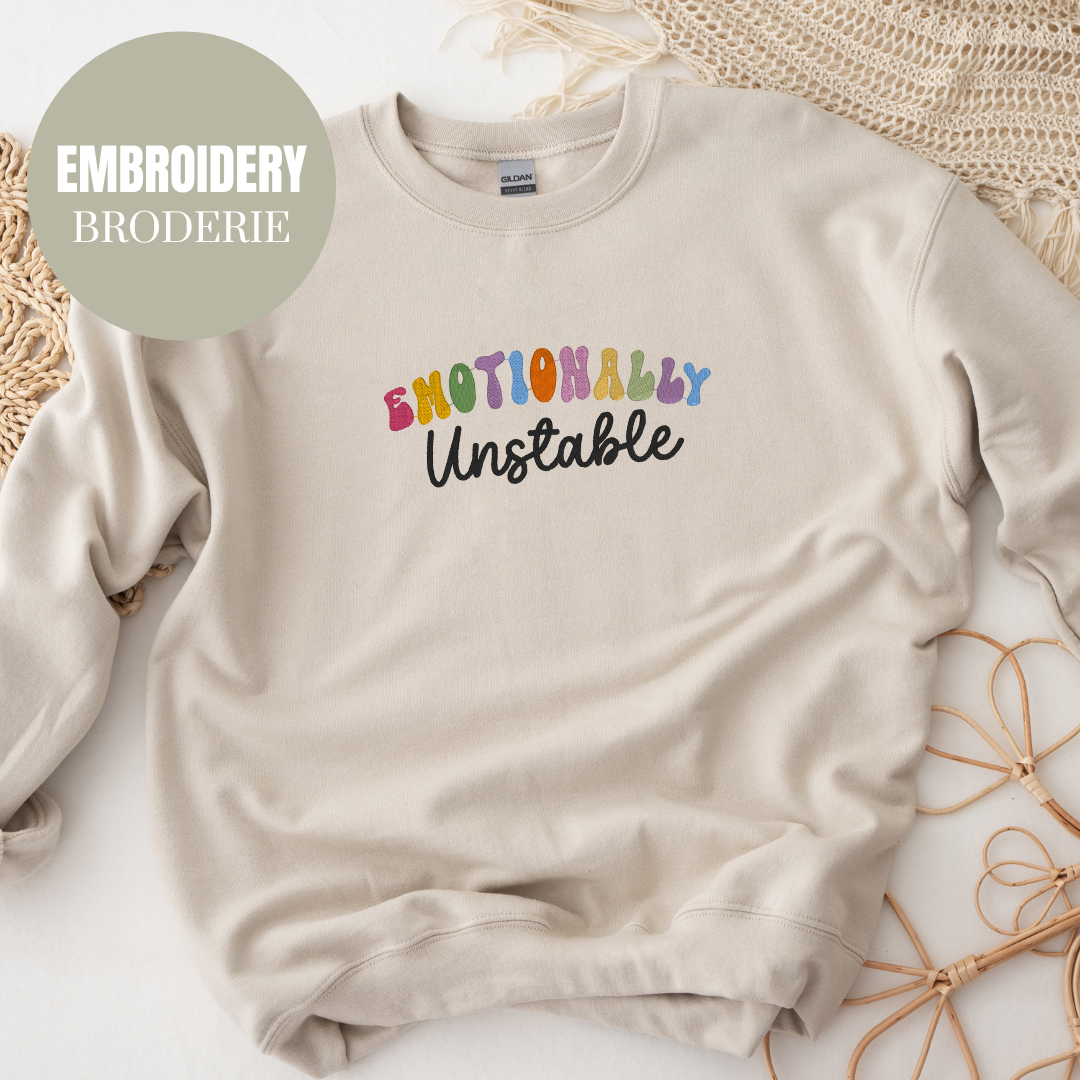 EMOTIONALLY UNSTABLE CREWNECK