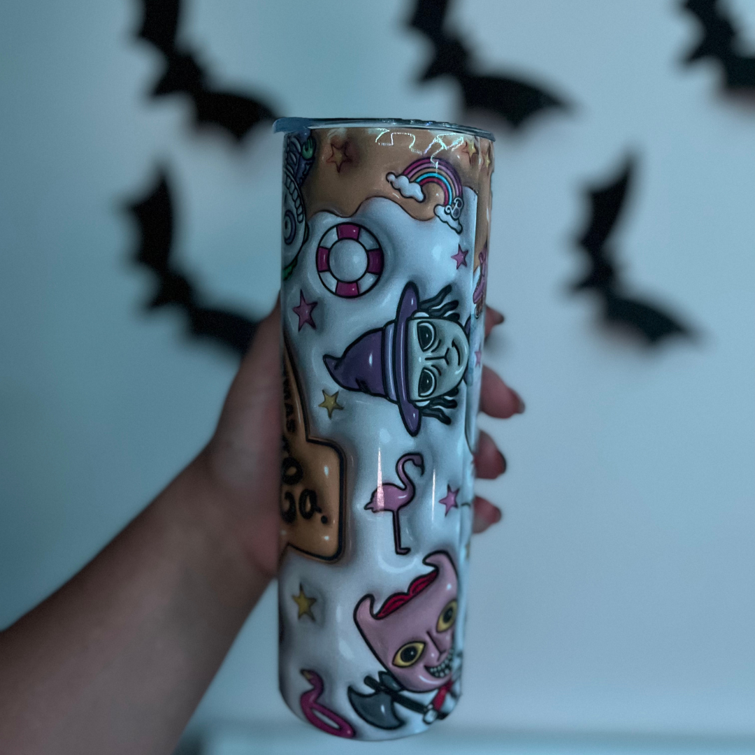 NIGHTMARE BEFORE XMAS TUMBLER 20oz
