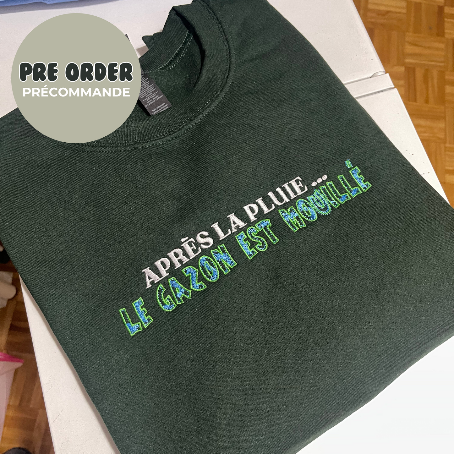 *PRE ORDER* APRÈS LA PLUIE CREWNECK