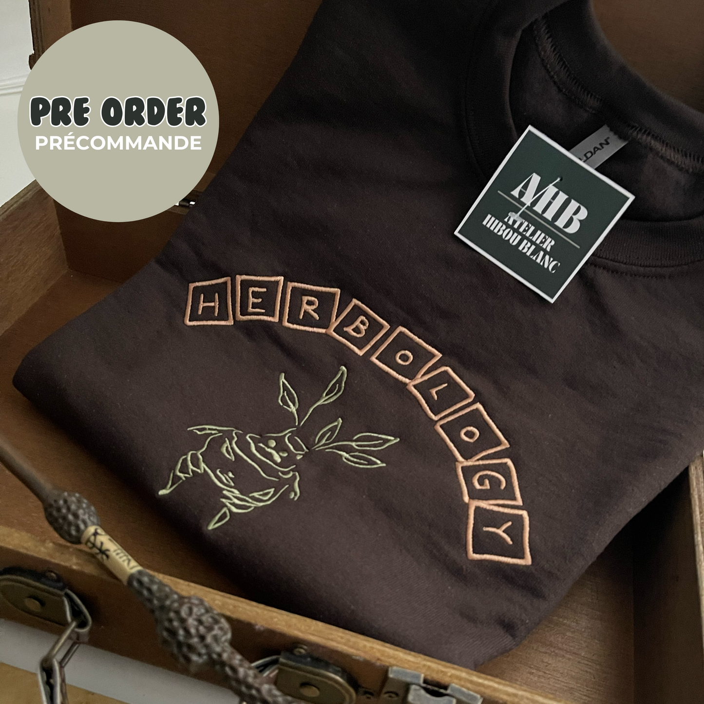 *PRE ORDER* HERBOLOGY EMBROIDERED CREWNECK