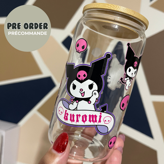 *PREORDER* KUROMI VIBE GLASS