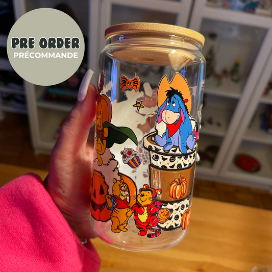 *PREORDER* HALLOWEEN WINNIE & FRIENDS GLASS