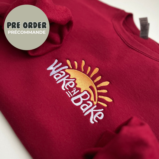 *PRE ORDER* WAKE AND BAKE CREWNECK