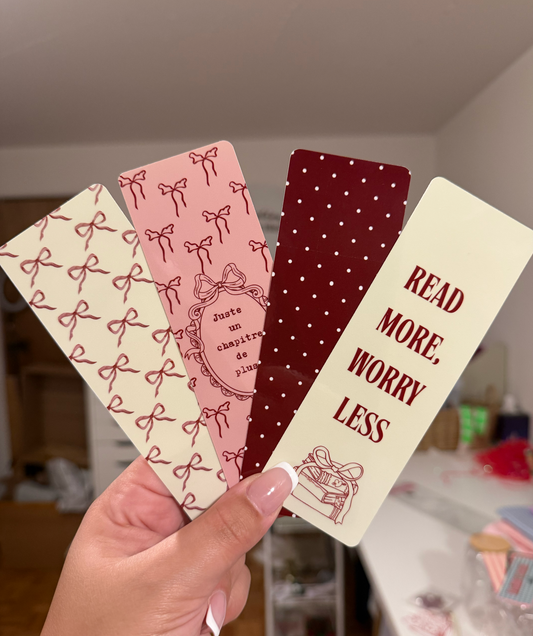 *PRE ORDER* COQUETTE VIBES BOOKMARKS (PACK OF 4)