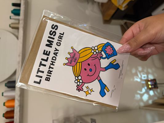 *PRE ORDER* LITTLE MISS BIRTHDAY CARD