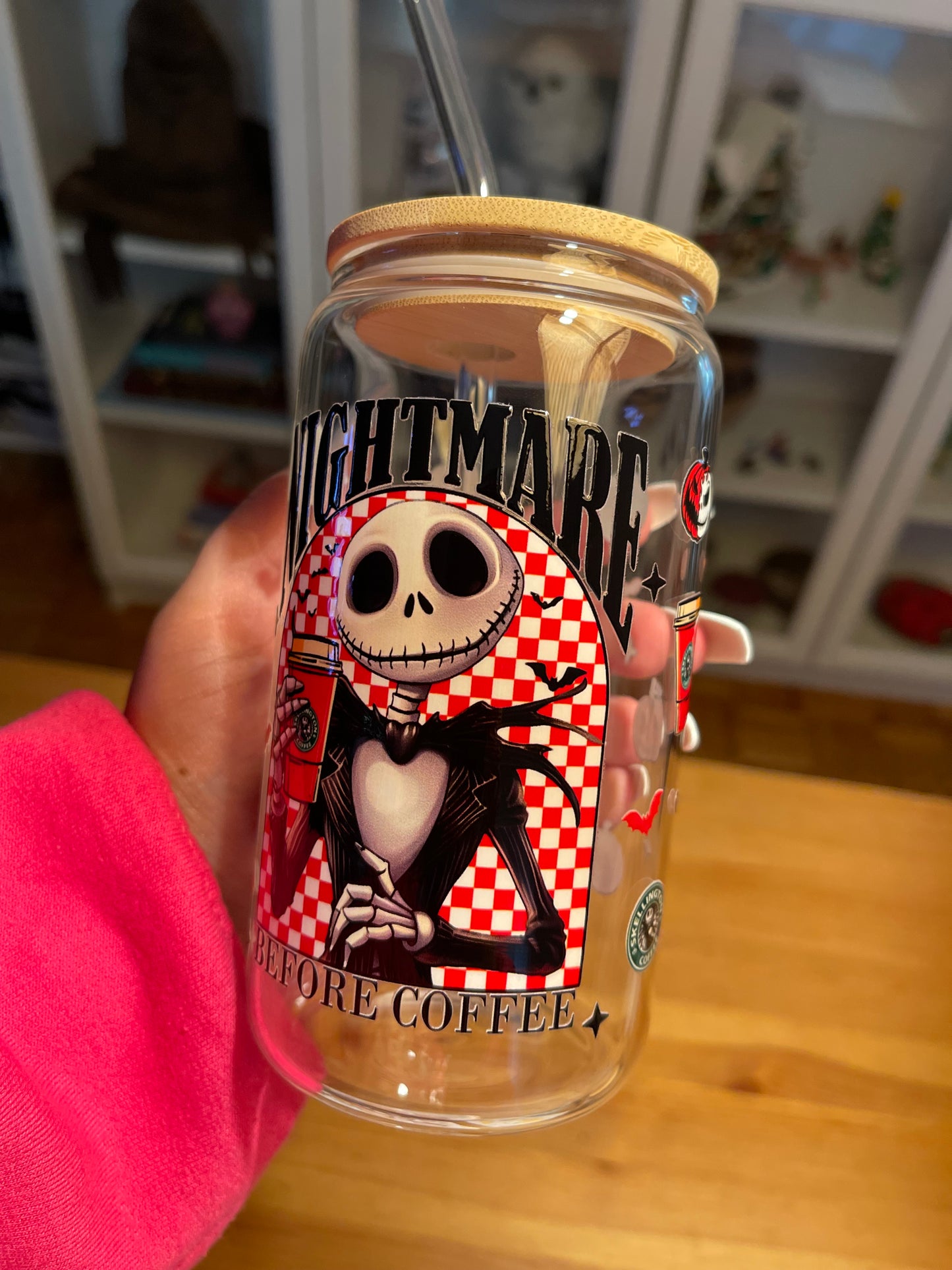 *PREORDER* NIGHTMARE BEFORE COFFEE GLASS