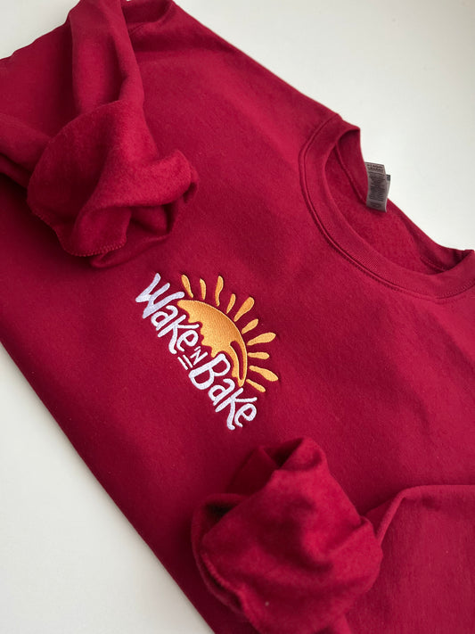 *PRE ORDER* WAKE AND BAKE CREWNECK
