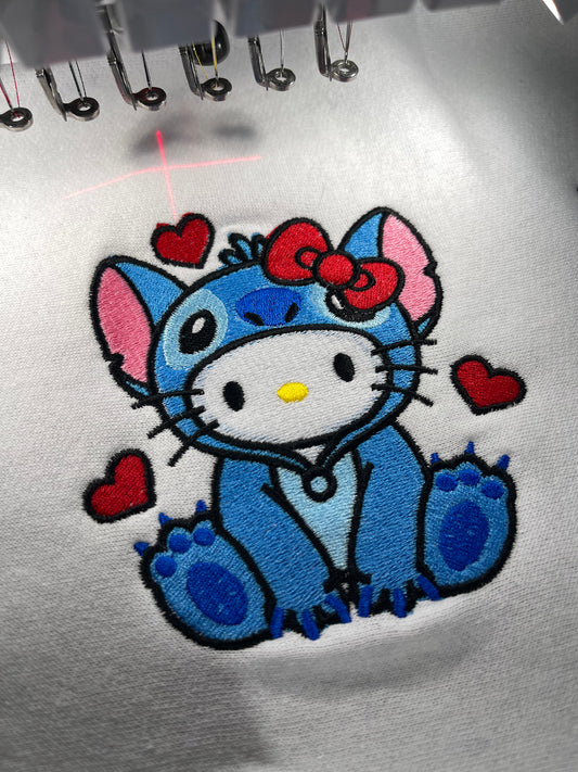 *PRE ORDER* TRENDY HELLO KITTY STITCH CREWNECK