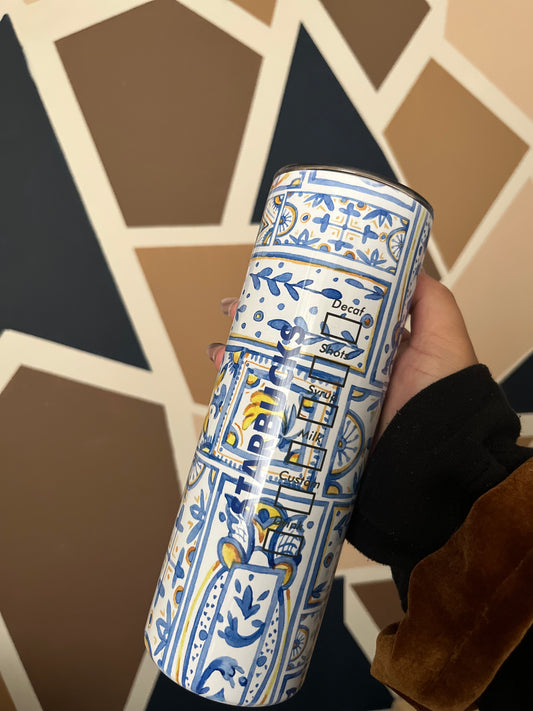 *PRE ORDER* GREEK VIBES STARBIES TUMBLER 20oz