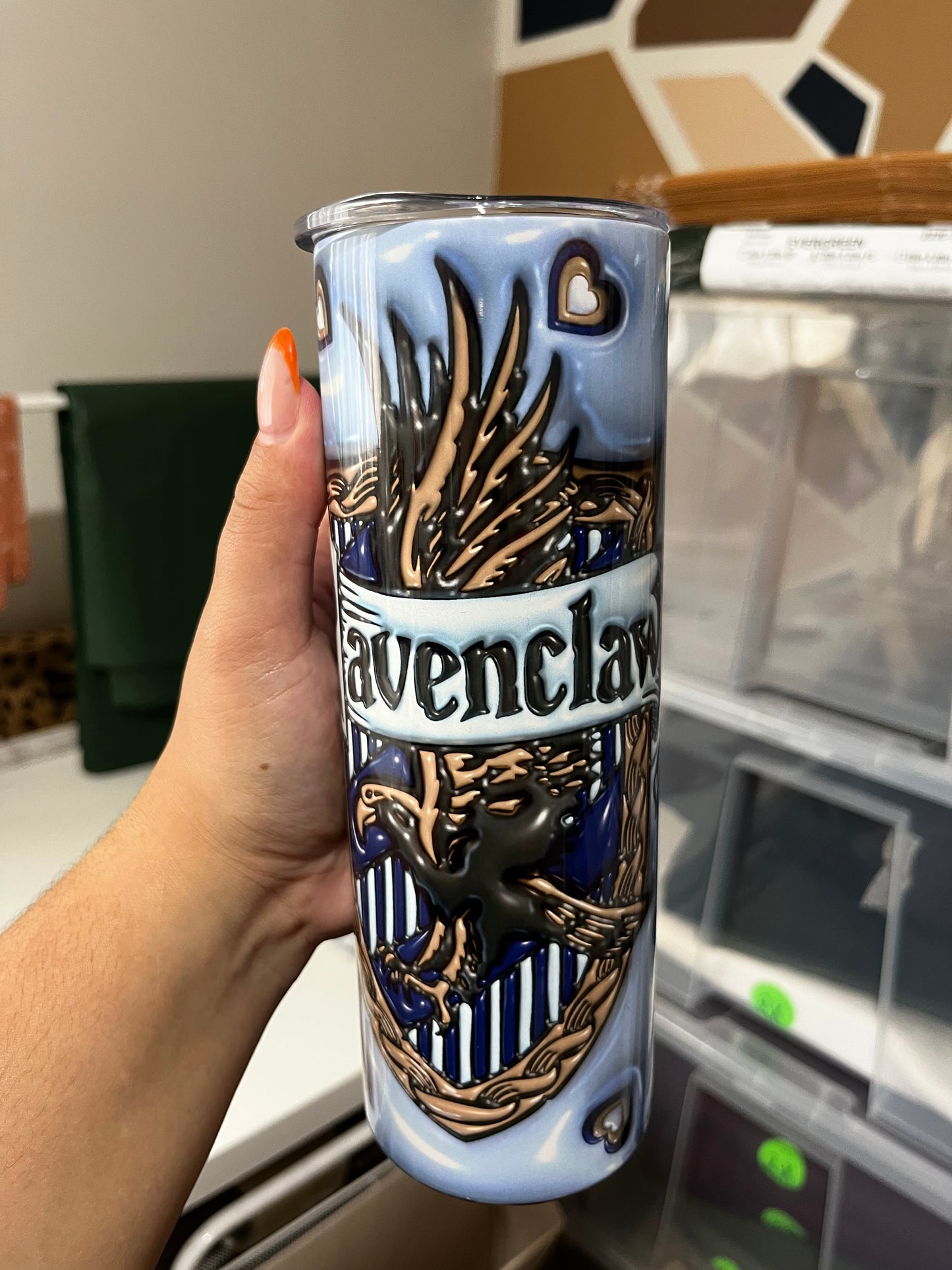 *PREORDER* HP HOUSES - BLUE TUMBLER 20oz