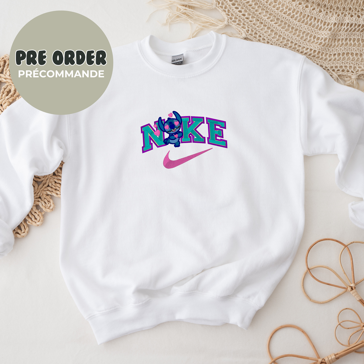 *PRE ORDER* TRENDY STITCH IN LOVE CREWNECK
