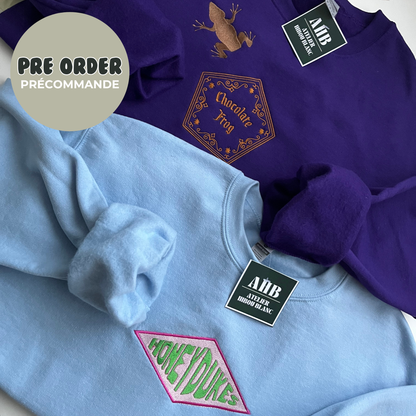 *PRE ORDER* HP CHOCO FROG & HP CANDY CREWNECKS