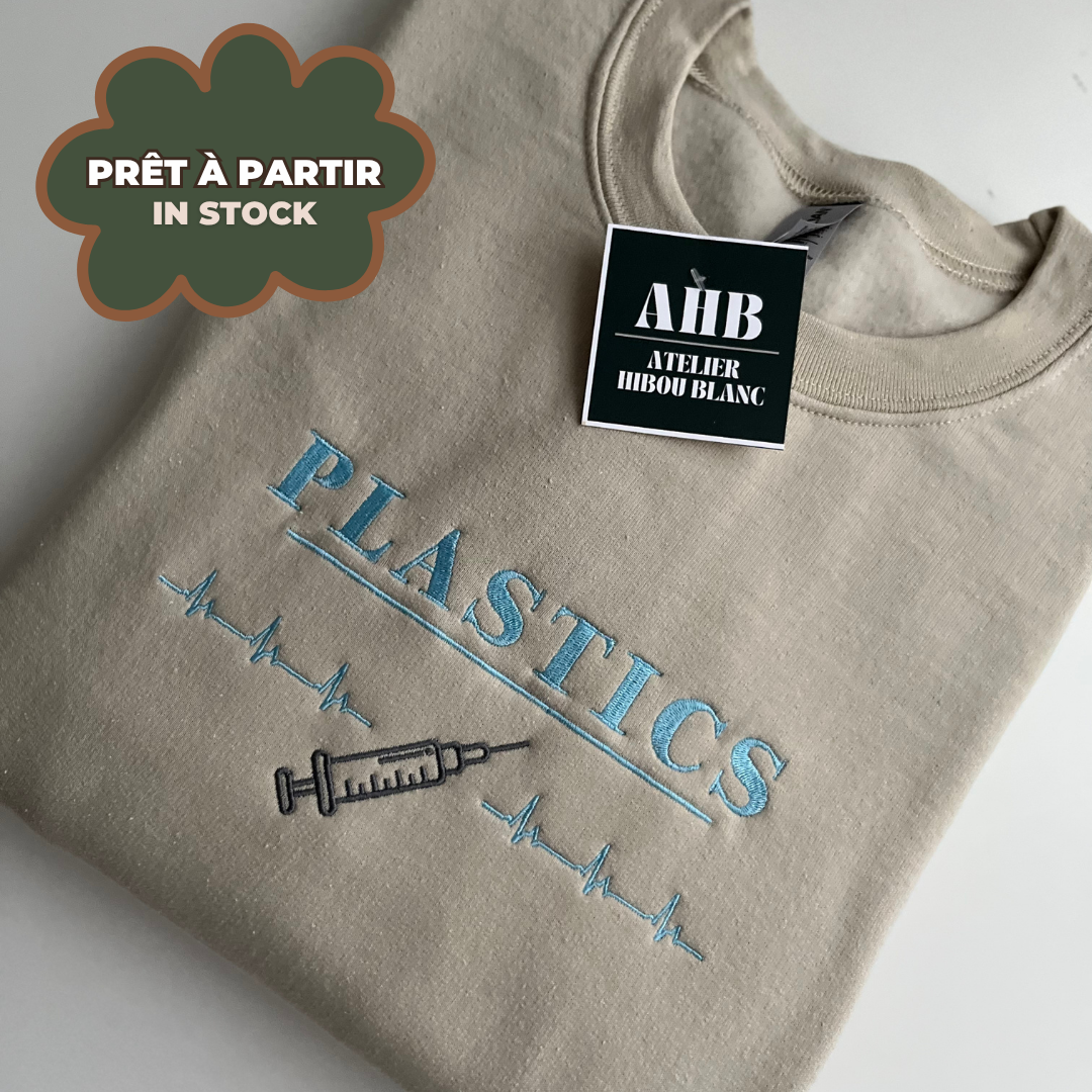 *AHB FRIPERIE* PLASTICS CREWNECK