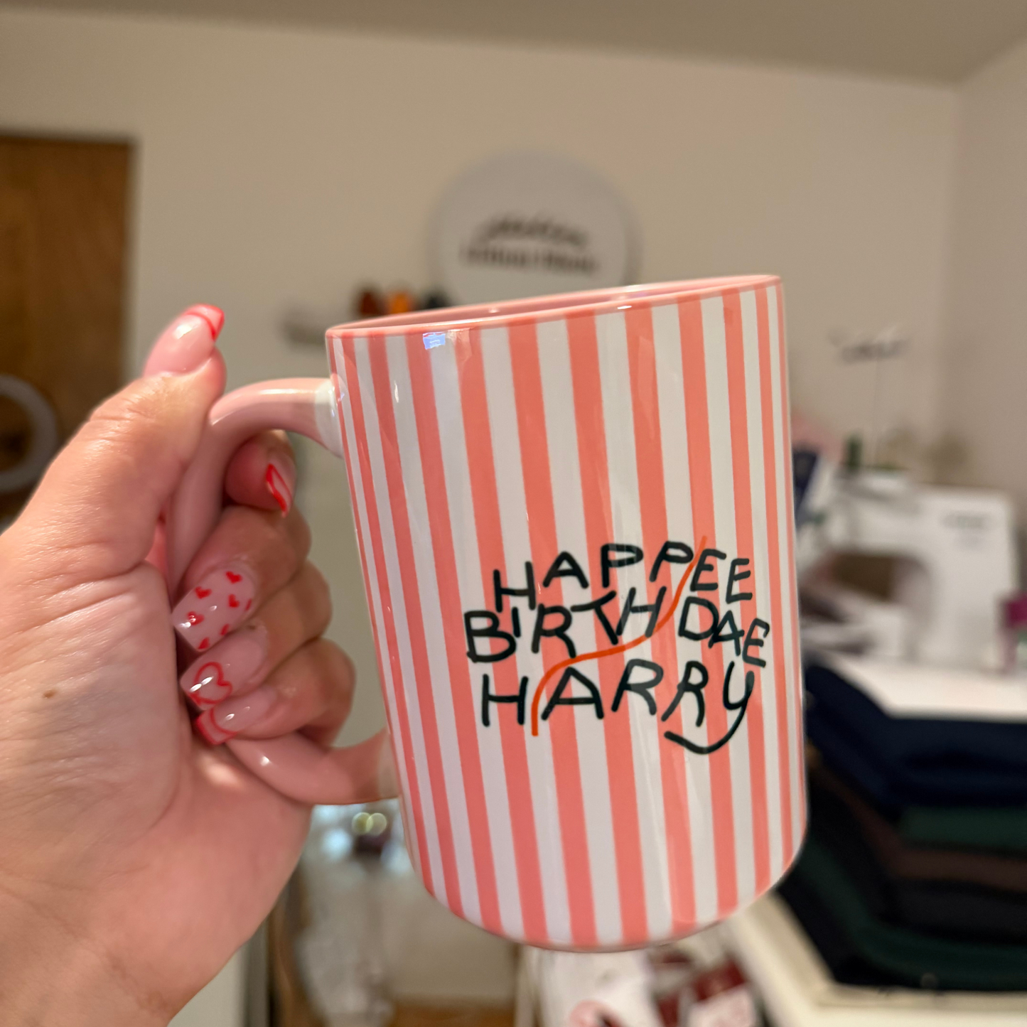 *PREORDER* HBD HARRY VINTAGE VIBES MUG (PINK 15oz)