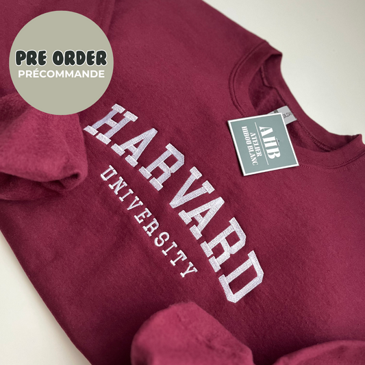 *PRE ORDER* I HARVARD UNI CREWNECK