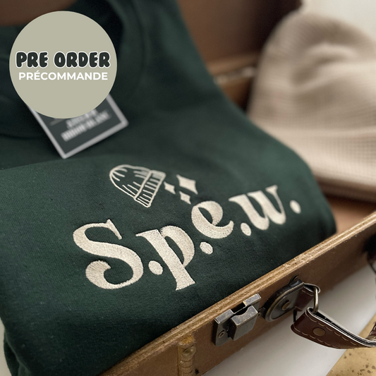 *PRE ORDER* SPEW EMBROIDERED CREWNECK
