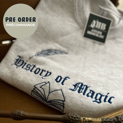 *PRE ORDER* HISTORY OF MAGIC EMBROIDERED CREWNECK