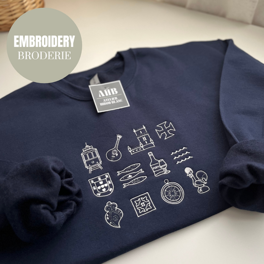 PORTUGAL LINES CREWNECK