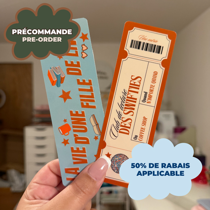 *PRE ORDER* SWIFTIE CLUB BOOKMARK (PACK OF 2)