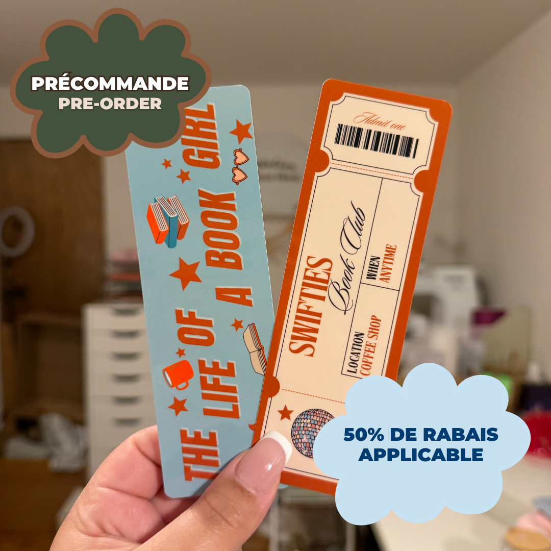 *PRE ORDER* SWIFTIE CLUB BOOKMARK (PACK OF 2)