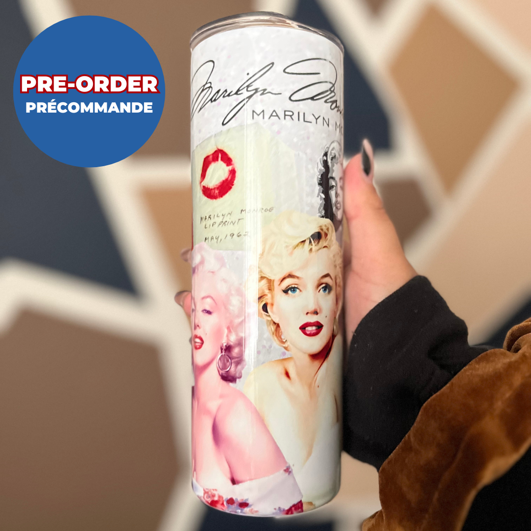 *PRE ORDER* MARILYN MONROE TUMBLER 20oz