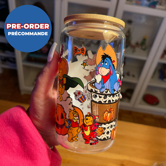 *PREORDER* HALLOWEEN WINNIE & FRIENDS GLASS
