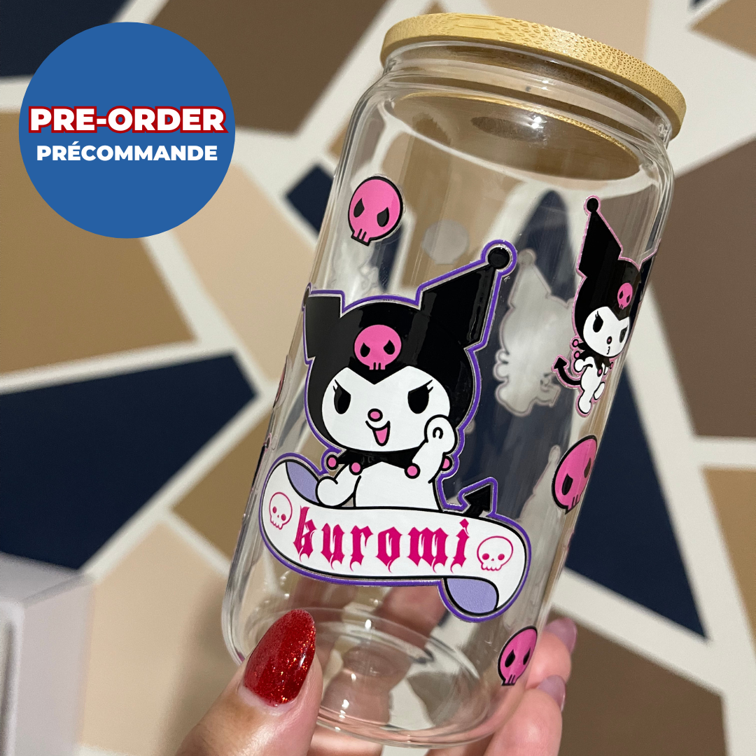 *PREORDER* KUROMI VIBE GLASS