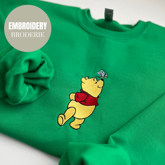 CLASSIC OLD BEAR & BUTTERFLY CREWNECK