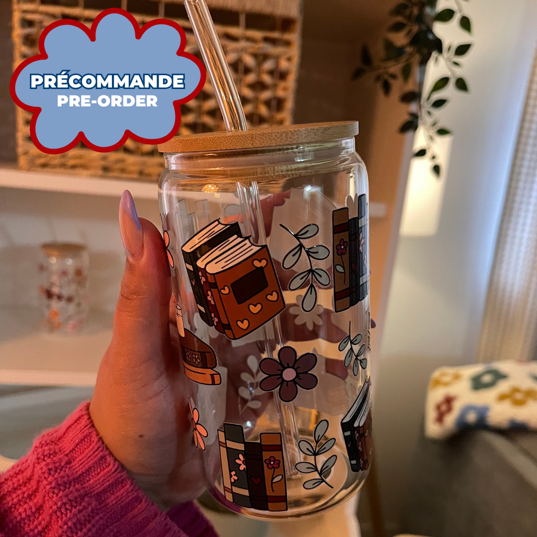 *PREORDER* BOOKS AND FALL VIBES GLASS