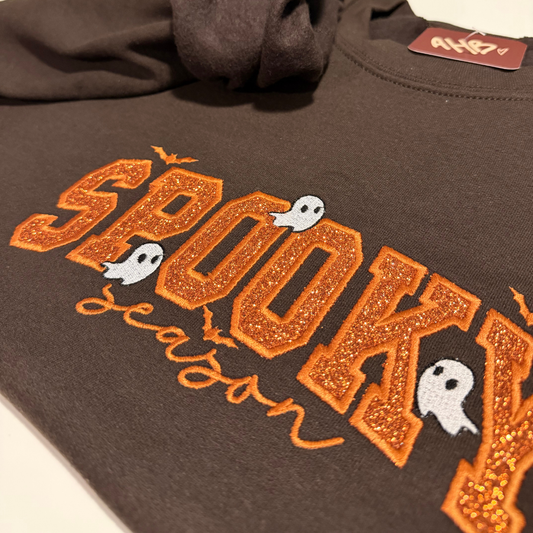 *PRÉCOMMANDE* SPOOKY SEASON (COPPER GLITTER) CREWNECK