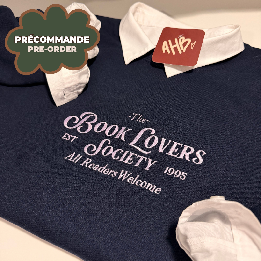 *PRÉCOMMANDE* BOOK LOVERS SOCIETY CREWNECK