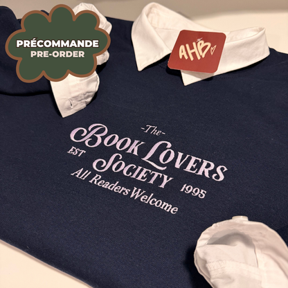 *PRÉCOMMANDE* BOOK LOVERS SOCIETY CREWNECK